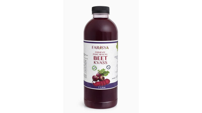 Farisya Fermente  Doğal Pancar Suyu (Beet Kvass) 1 Litre Pet Şişe