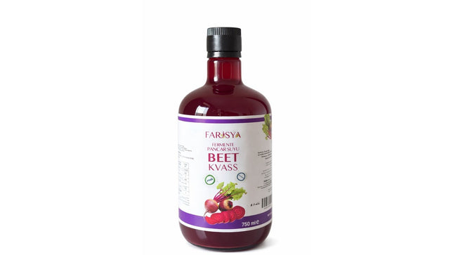 Farisya Fermente Doğal Pancar Suyu (Beet Kvass) 750 ML Cam Şişe