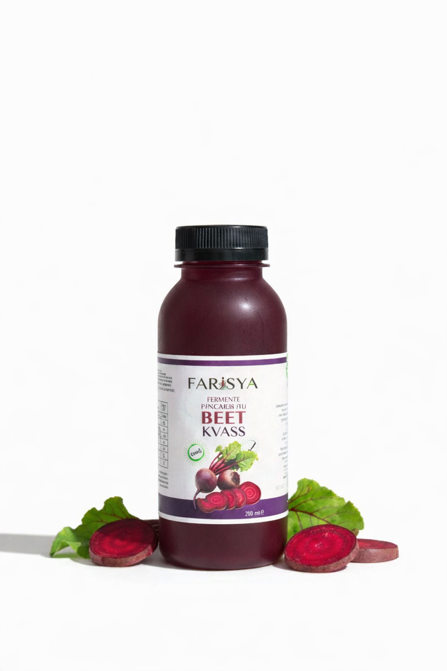 Farisya Fermente Doğal Pancar Suyu (Beet Kvass) 250 ml Pet Şişe