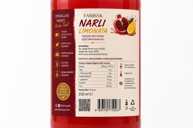 Farisya Narlı Limonata 250 ml